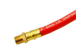 GENERAL PURPOSE AIR HOSE ASSEMBLIES 300 PSI RED