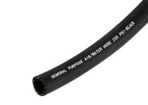 General Purpose Air Water Hose 200 PSI Black